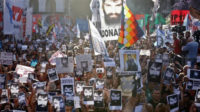 Protesta en Argentina