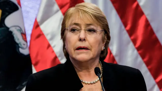 Expresidenta de Chile Michelle Bachelet.