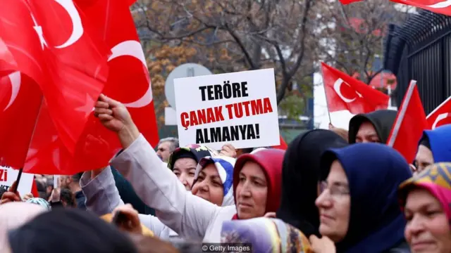 Unjuk rasa warga Turki