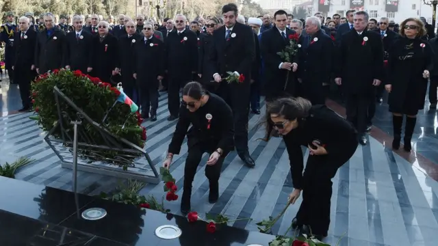 Heydər, Arzu və Leyla Əliyeva