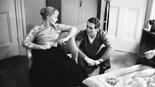 Джоанна Вудвард и Пол Ньюман, 3 февраля 1958 г.