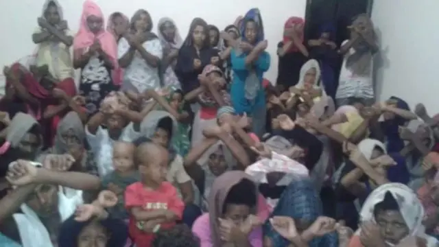 ህጻናትን ኣዴታትን ዝርከብዎም ስደተኛታት ኣብ መዳጎኒታት ሊብያ