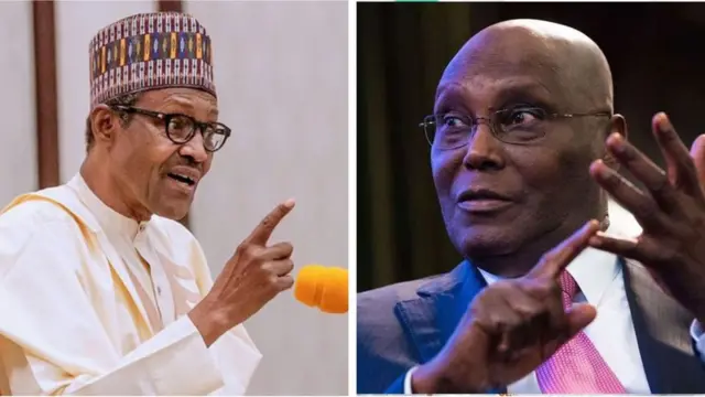 Aarẹ Muhammadu Buhari ati Atiku Abubakar