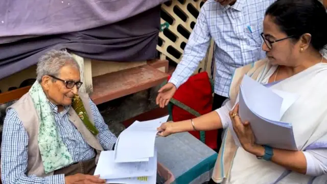 अमर्त्य सेन और ममता बनर्जी