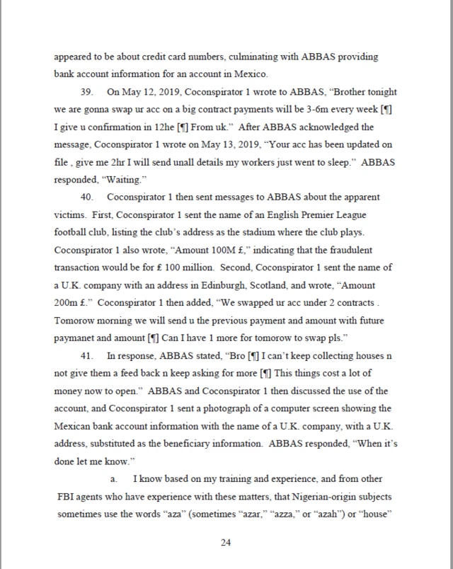 Andrew John Innocenti Affidavit