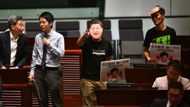 การประท้วงในสภาอ่องกง