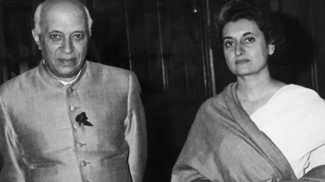 जवाहर लाल नेहरू, इंदिरा गांधी