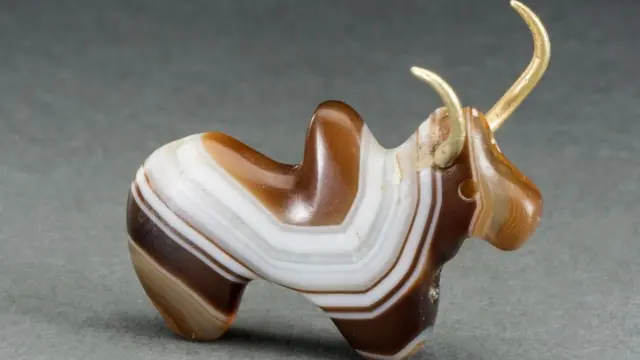 हरियाणा में मिला सिंधु घाटी सभ्यता का सोने के सींगों वाला बैल