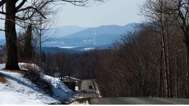 La frontera entre Estados Unidos y Canadá