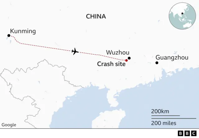 சீனா விமான விபத்து