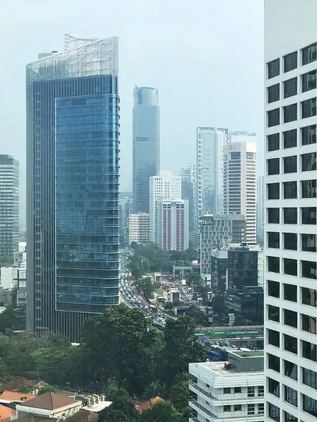 Đường xá trung tâm Jakarta uốn lượn đẹp mắt nhưng ít cây cối
