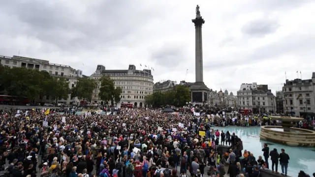 Протест в Лондоне