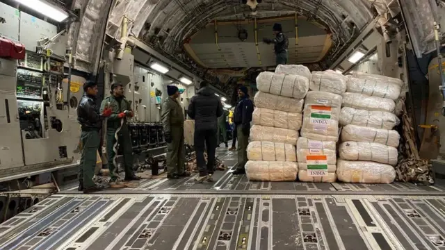 तुर्की में भारत की मदद