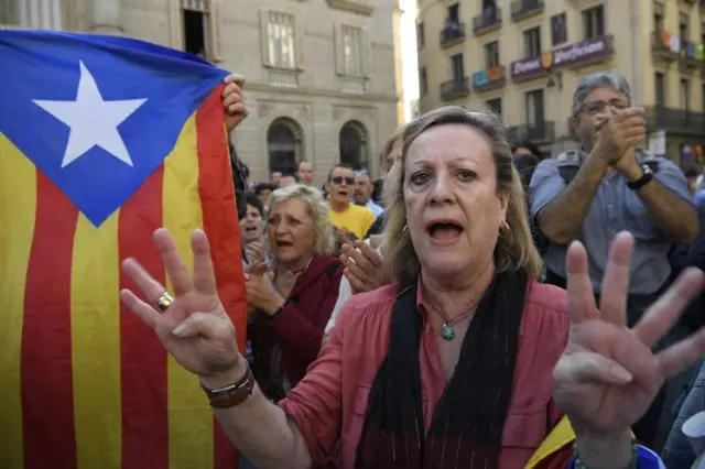 Barcelona'da düzenlenen gösteriler