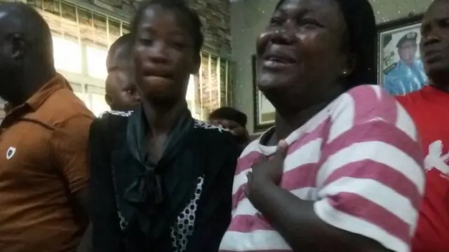 Alleged Child traffickers in Eleme, Rivers State