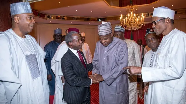 Buhari da Saraki da Dogara