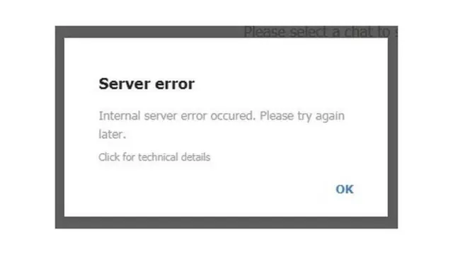 Ось таку картинку можна було побачити при спробі зайти в Telegram