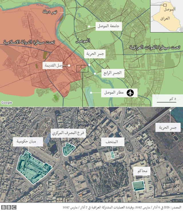 خريطة الموصل