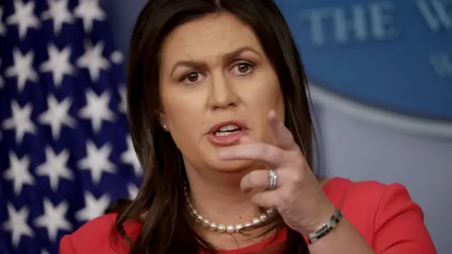 Beyaz Saray sözcüsü Sarah Sanders