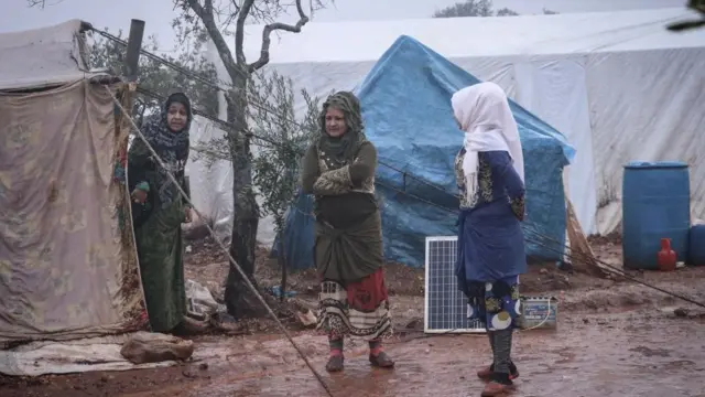 беженцы в Идлибе, 28 декабря