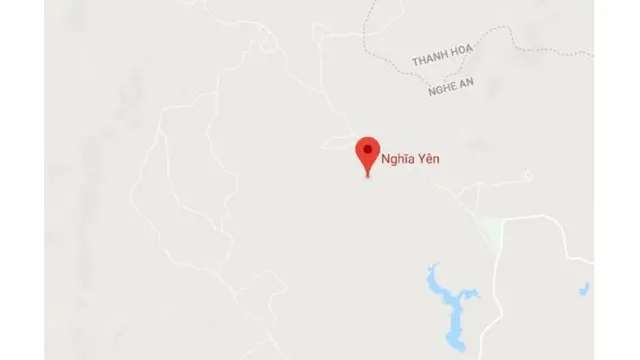 Máy bay rơi tại làng Dừa, xã Nghĩa Yên, huyện Nghĩa Đàn, Nghệ An