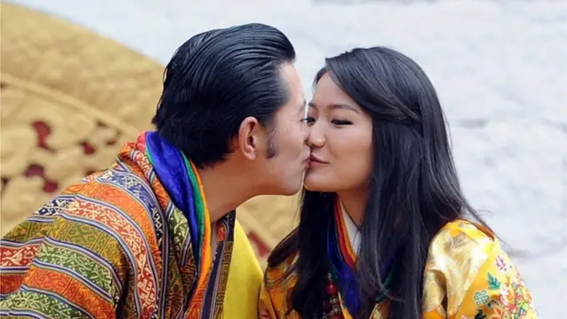 สมเด็จพระราชาธิบดีและสมเด็จพระราชินีแห่งภูฏาน