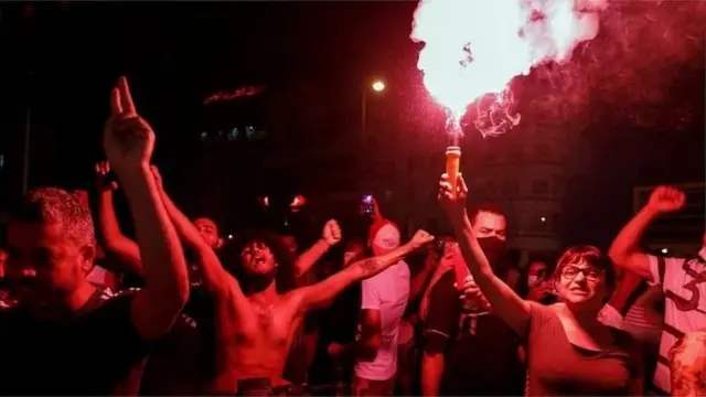 ટ્યુનિશિયામાં વિરોધપ્રદર્શનો