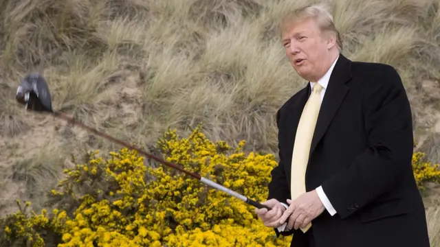 Trump com um tacoup bet bônusgolfe