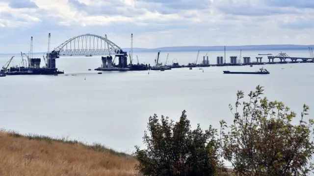 строительство моста через Креченскую переправу