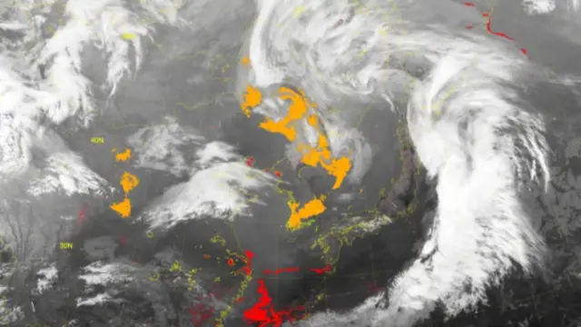 전국에서 황사가 관측되고 있다