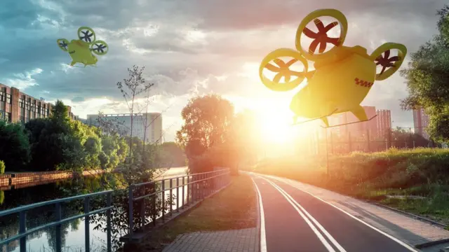 Воздушные такси будущего и пустые дороги