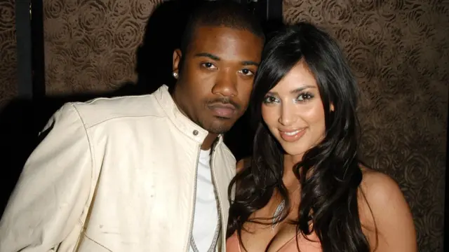 Ray J and Kim Kardashian