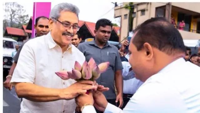 ராஜபக்‌ஷவின் வரவேற்பு