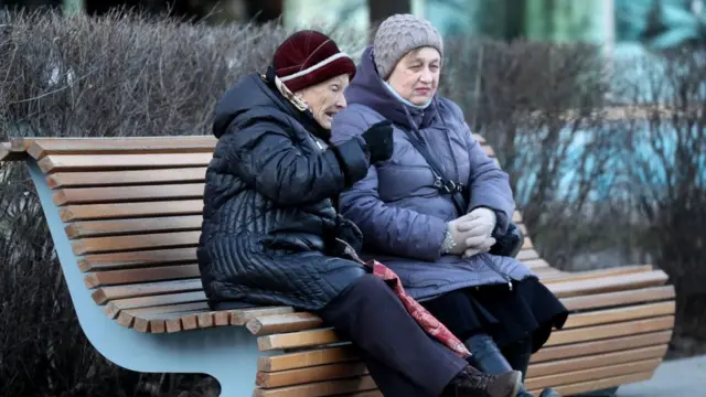 Пожилые москвички