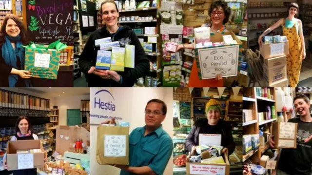 엘라의 #EcoPeriodBox 캠페인에 동참한 지역 상인들