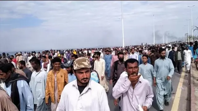ग्वादर में विरोध प्रदर्शन