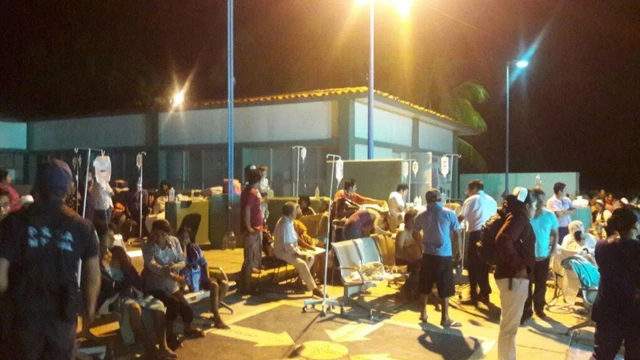 Pacientes del hospital atendidos en la calle