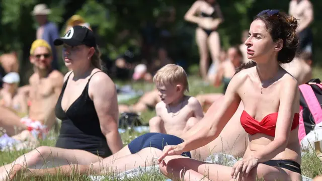 посетители Серебряного бора