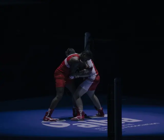 Bilo je tu i prikaza borbi, koji su predstavljali interesantan spoj umetnosti i sporta.