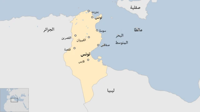 خارطة تونس