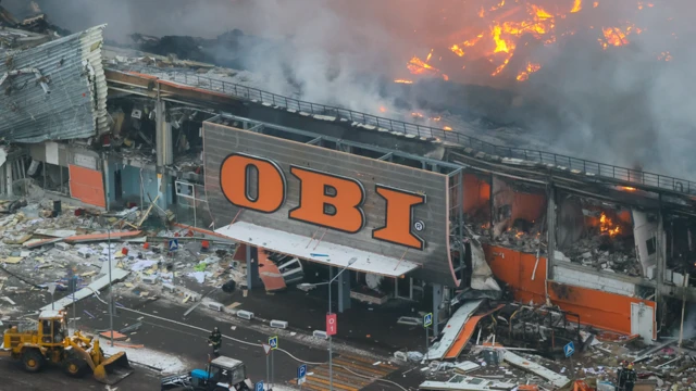 пожар в OBI