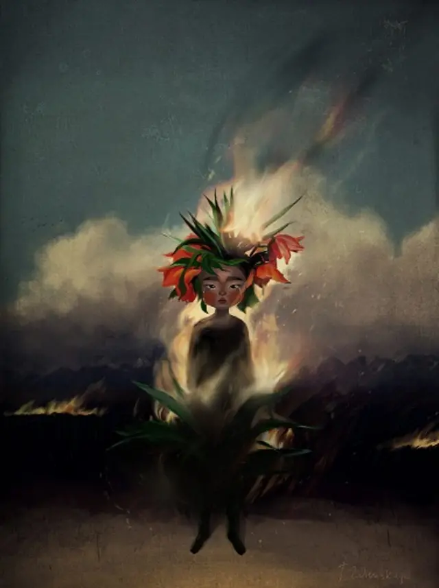 Күйүп жаткан кых