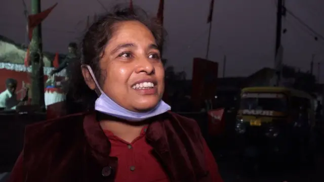 उत्तर 24 परगना में सीपीएम की नेता गार्गी चटर्जी