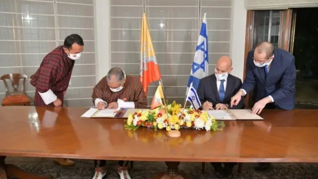 Penandatanganan hubungan diplomatik Bhutan-Israel.