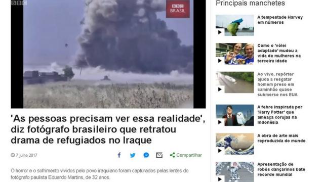 Matéria da BBC Brasil