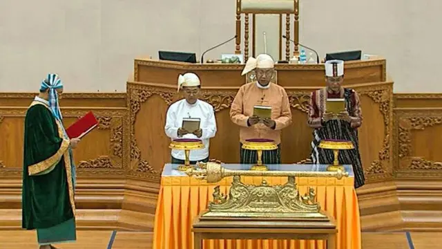 ဦးထင်ကျော် ,ကျမ်းသစ္စာ ကျိန်ဆို