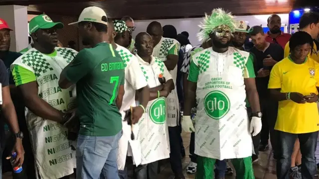 Nigeria football fans for Lagos