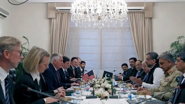 અમેરિકા અને પાકિસ્તાનના ટોચના અધિકારીઓ વચ્ચેની મંત્રણાનો ફાઈલ ફોટો