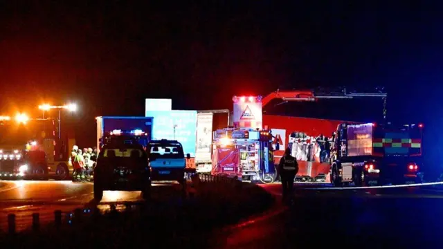 Escena del accidente