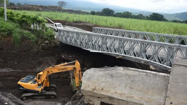 Reparación de puente.